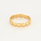 Bague 66 Alliance ou jaune 58 Facettes MON0848