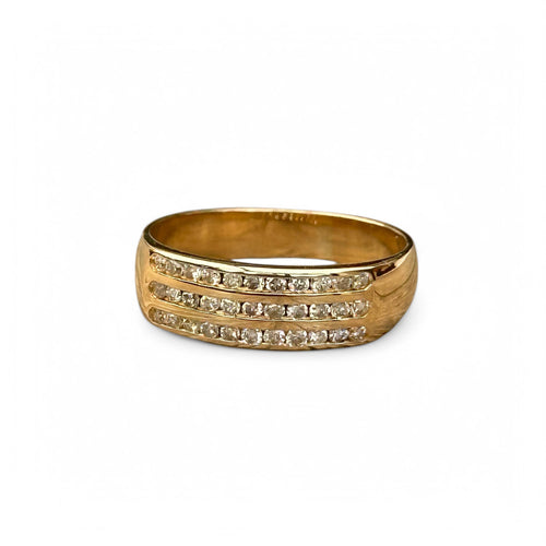 Bague 50 Bague diamants en or 18 carats 58 Facettes 331