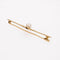 Broche Broche barrette or jaune perle de culture 58 Facettes CVBR70
