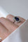 Bague Bague Art Déco Losange Saphir synthétique et diamants 58 Facettes
