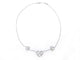 Collier collier POIRAY coeur entrelace multi en or blanc 58 Facettes 259874