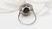 Bague 58 Bague Pompadour en platine saphir et diamants 58 Facettes 32635
