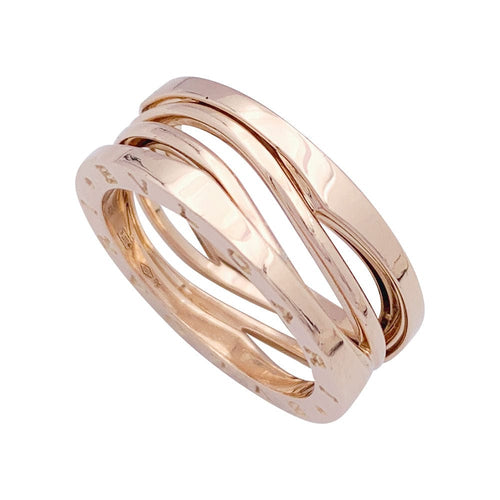 Bague 60 Bague Bulgari "B.Zero1 Zaha Hadid" en or rose. 58 Facettes 33690
