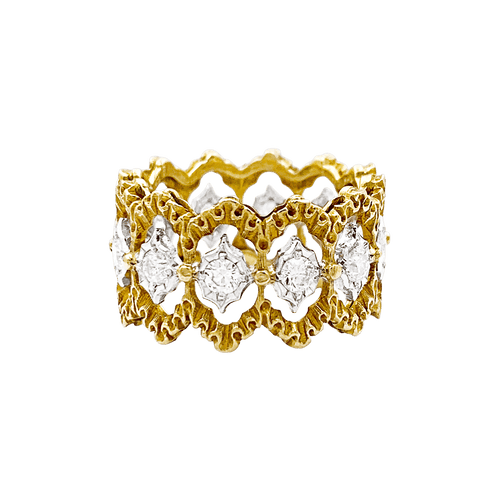 Bague 53 Bague Buccellati "Eternelle Band" or, diamants. 58 Facettes 34334