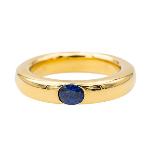 Bague 52 Bague Solitaire Or jaune Saphir 58 Facettes 3164013CN