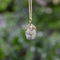 Pendentif Pendentif scarabée en faïence turquoise de style néo-égyptien avec monture en or 14 carats 58 Facettes A2003O
