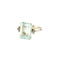 Bague 56 BAGUE OR, DIAMANTS & AIGUE-MARINE. 58 Facettes BO/240032