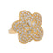 Bague 51 Bague Fleur Or rose Diamant 58 Facettes 3230369CN