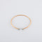 Bracelet Bracelet Jonc or rose diamants 58 Facettes