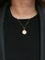 Pendentif Médaille amour Augis en or, plus qu'hier moins que demain 58 Facettes J233