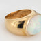 Bague 61 Bague opale éthiopienne 10 carats, chevalière est-ouest 58 Facettes G13202