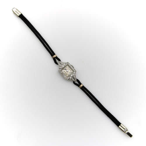 Montre Montre-bracelet Art Déco en platine et diamants par Concord 58 Facettes 10419