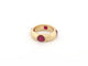Bague 53 vintage bague FRED sertie de 4 rubis en or jaune 58 Facettes 260930
