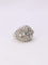Bague 45 Bague dôme or blanc diamants taille ancienne 58 Facettes J179