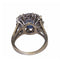 Bague Bague en or blanc, saphir naturel et diamants. 58 Facettes