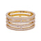Bague 54 Bague Hermès, "Ariane", or rose, diamants. 58 Facettes 33590