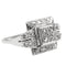Bague 57 Bague Or blanc Diamant 58 Facettes 2698712CN