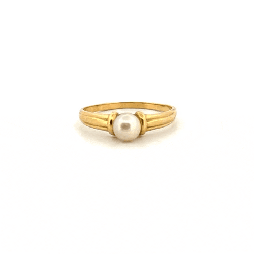 Bague 56 Solitaire or Jaune Perle 58 Facettes 26-GS36227