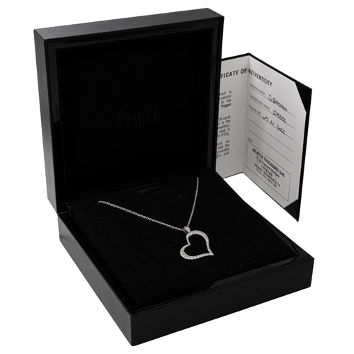 Collier Piaget Collier Coeur Or blanc Diamant 58 Facettes 3031318RV
