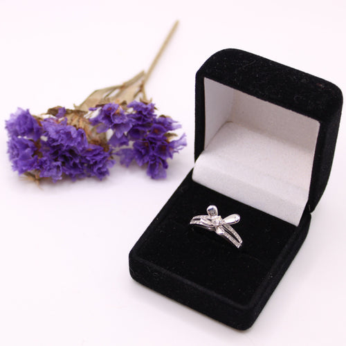 Bague 53 Bague MAUBOUSSIN "Moi aimer Toi" or blanc et diamants 58 Facettes