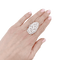 53 Bague Messika, diamants navette, or blanc. 58 Facettes 34217