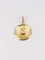 Pendentif Médaille amour Augis ronde Plus qu'hier moins que demain or jaune diamant rubis 58 Facettes J552