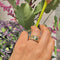 Bague 55 Bague gitane en or jaune 18 carats avec diamant, émeraude et saphir 16771-9001 58 Facettes 3BB26FBE763F498AAF5F6762A0B029DA