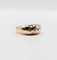 Bague 47 Bague bombée dôme or rose diamants serti étoilé (circa 1940) 58 Facettes A05459
