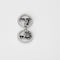 Boutons de manchette Boutons de manchettes en or gris et rubis 58 Facettes CAN1149