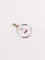 Pendentif Médaille amour Augis ronde Plus qu'hier moins que demain or blanc diamant rubis 58 Facettes J453