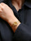 Montre BAUME & MERCIER - Montre vintage or jaune maille tressée 58 Facettes 1067.3