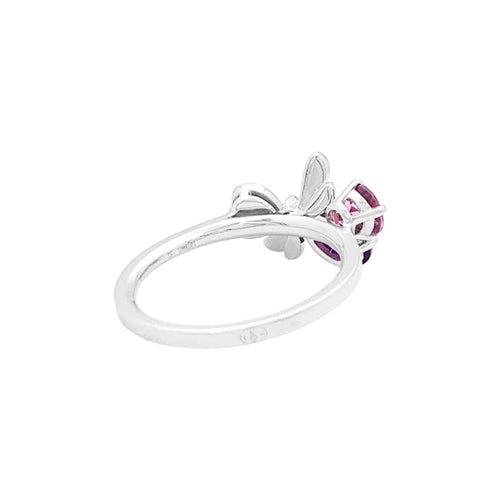Bague 52 Bague Chaumet, "Attrape-moi...si tu m'aimes", or blanc, améthyste, grenat, diamants. 58 Facettes 34986