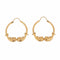 Boucles d'oreilles Koi Fish Earrings 1.25" Vintage 14k Yellow Gold Hoops Estate Fine Jewelry 58 Facettes G13629