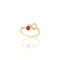 Toi & Moi Diamond ruby ring