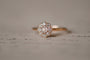 Bague 51 Bague fleur ancienne en or jaune, diamants 58 Facettes