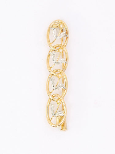 Broche Broche fleur Art Nouveau or jaune, or blanc et perles 58 Facettes 1163.3