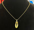 Pendentif Pendentif or jaune citrine diamants 58 Facettes LP550/16