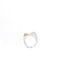 Bague 54 RAINBOW K - Bague or jaune, or blanc et diamants 58 Facettes 85787