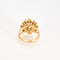 Bague 51 Bague or jaune, turquoises, diamants 58 Facettes
