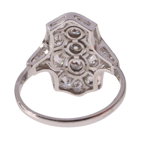 Bague 58 Murmures de l'histoire : une bague antique de distinction 58 Facettes 24347-0019