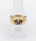 Bague 57.5 Bague jonc dôme en or 18k et diamant taille ancienne 1,10 carat 58 Facettes A06531