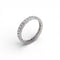 Bague 55 Alliance Éternité Art Deco Platine et Diamants – Circa 1920 58 Facettes 523