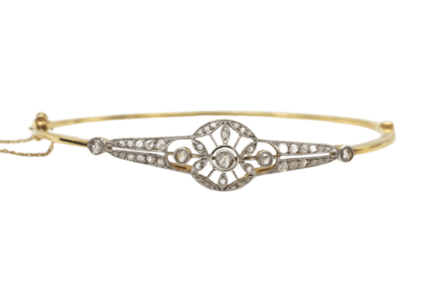 Bracelet Bracelet en or et platine serti de diamants, vers 1920 58 Facettes 10585