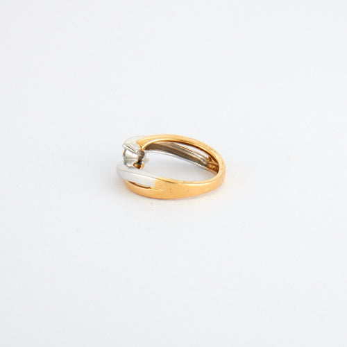 Bague Bague 2 ors sertie diamant 58 Facettes