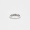 Bague 55.5 Bague trilogie or blanc 58 Facettes 2274466
