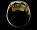 Bague 58 Bague modèle Tank d'époque 1940/50 deux ors diamants 58 Facettes