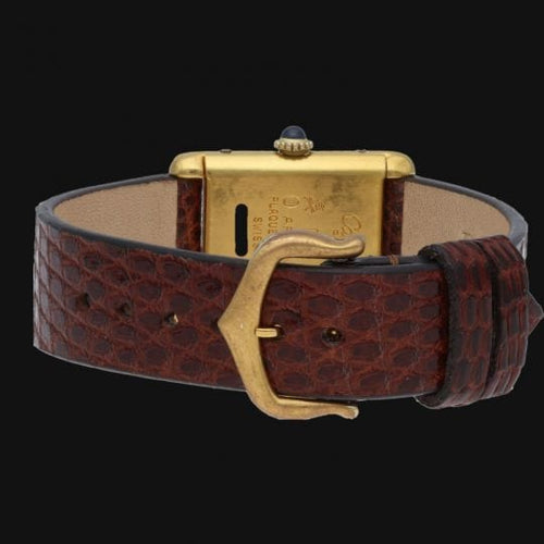 Montre Cartier Montre Tank Vermeil 58 Facettes MT42362