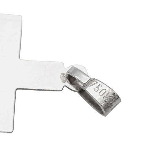 Pendentif Pendentif Croix Or blanc 58 Facettes 4007873CN