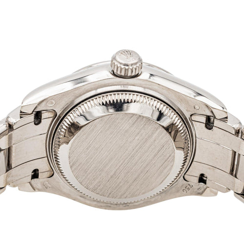 Montre Rolex Montre Datejust Pearlmaster Or blanc Diamant 58 Facettes 3568259CN