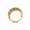 Bague 53 Bague jarretière émeraudes et diamants 58 Facettes
